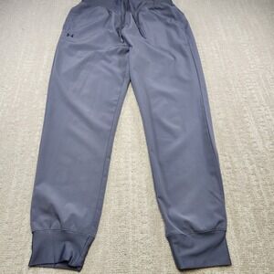 Under Armour  Pants Womens Medium Rival High Rise Woven Joggers Stretch Training